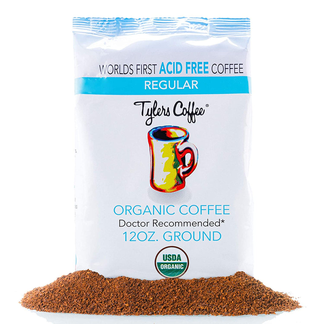 Tyler's Acid Free Organic Ground Coffee - Regular Roast