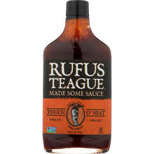 Rufus Teafue Touch O' Heat Bbq Sauce, 16 oz