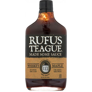 Rufus Teague Whiskey Maple Bbq Sauce, 16 oz