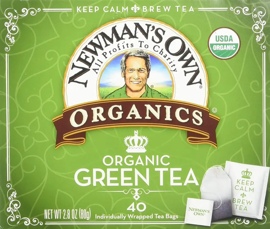 Newman's Own Organics Green Tea Bags - 40 Count