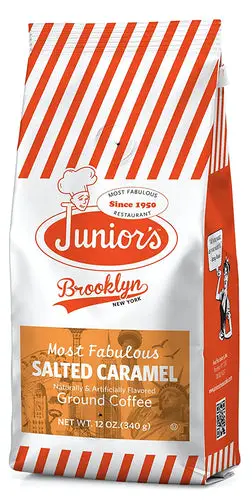 Junior's Most Fabulous Salted Caramel Flavored Ground Coffee - 12 Ounce