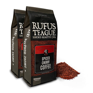 Rufus Teague Barbecue - Spiced Cherry - Smoke Roasted Coffee - 12 oz Bag