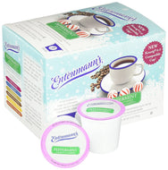 Entenmann's Peppermint Flavored Single Serve Coffee Cups - 10 Count (Case of 4)