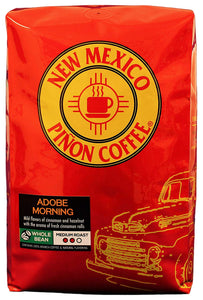 New Mexico Piñon Naturally Flavored Coffee - Adobe Morning Whole Bean - 2 pound