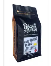 Black Powder Coffee Good Morning Blend Ground Coffee - 12 Ounce