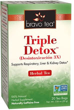 Bravo Tea Triple Detox Herbal Tea Bags - 20 Count