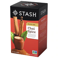 Stash Tea Chai Spice Black Tea Bags - 20 Count (Case of 6)