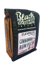 Black Powder Coffee Cinnamon Rum Flavored Ground Coffee - 12 Ounce