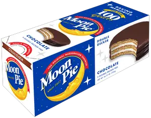 MoonPie Double Decker Chocolate Flavored Marshmallow Sandwhich - 9 Count