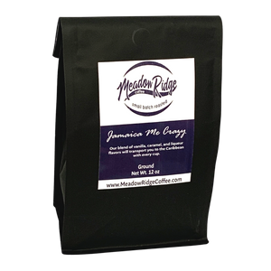 Meadow Ridge Jamaican Me Crazy 100% Arabica Coffee - 12 Ounce Ground