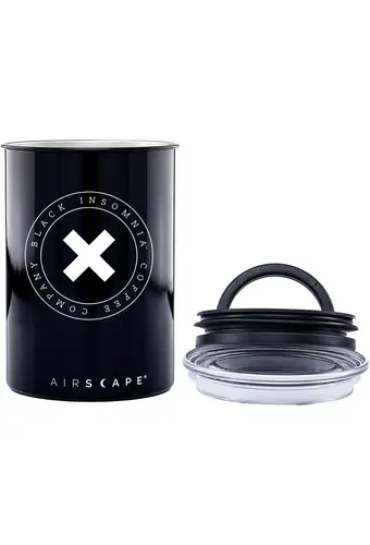 Black Insomnia Air Tight Coffee Storage Container