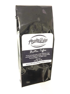 Meadow Ridge Coffee Butter Toffee Flavored 100% Arabica Coffee, Medium Roast - 12 Ounce Ground