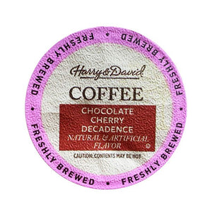 Harry & David Chocolate Cherry Decadence Flavored Single Serve Coffee
