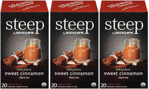 steep Organic Sweet Cinnamon Black Tea - 60 Count