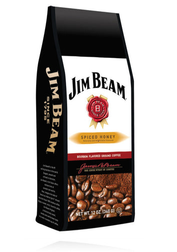 Jim Beam Spiced Honey Flavored Ground Coffee - 12 Ounce