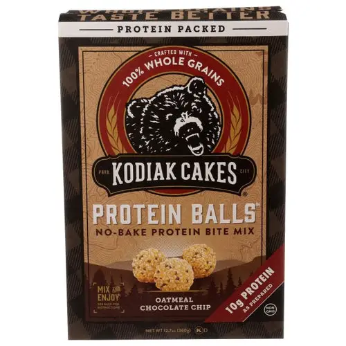 Kodiak Cakes Oatmeal Chocolate Chip Protein Balls, 12.7 oz