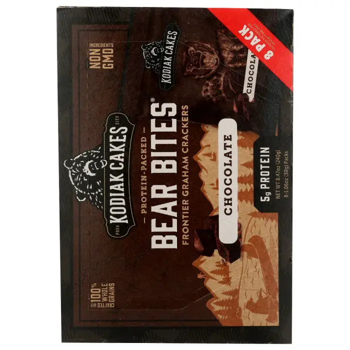 Kodiak Cakes Bear Bites Chocolate Graham Crackers - 8 Pack – Meadow Ridge  Coffee