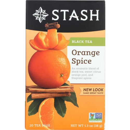 Stash Tea Orange Spice Black Tea Bags - 20 Count