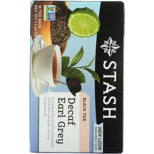 Stash Tea Decaf Earl Grey Black Tea Bags - 18 Count