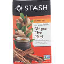Stash Tea Ginger Fire Chai Herbal Tea Bags - 18 Count