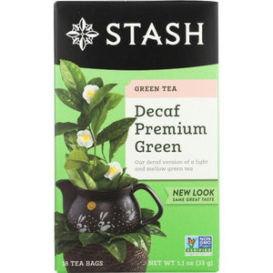 Stash Tea Decaf Premium Green Tea Bags - 18 Count