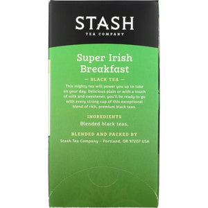 Stash Tea Super Irish Breakfast Black Tea Bags - 20 Count