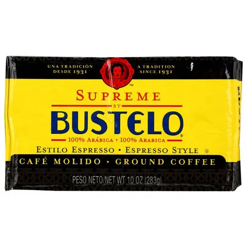 Cafe Bustelo Supreme Espresso Style Coffee Brick - 10 oz