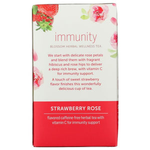 Red Rose Wellness Tea Strawberry Immunity - 18 Count