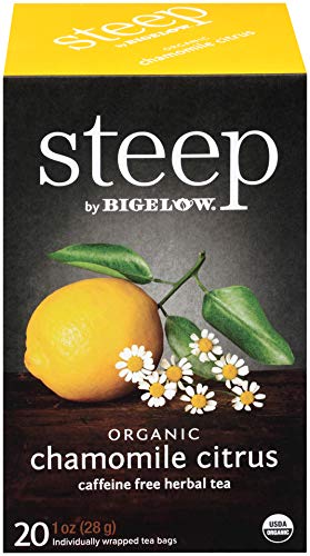 steep Organic Chamomile Citrus Herbal Tea - 20 Count